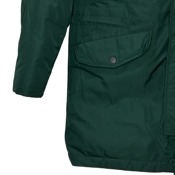 Everlane The ReNew Long Parka Coat Sacrab Green Men's Medium NWT Primaloft - Picture 9 of 16